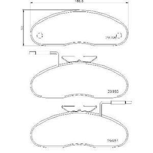 P 56 019
BREMBO
Klocki hamulcowe
