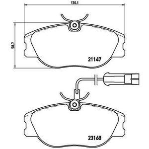 P 23 066
BREMBO
Klocki hamulcowe
