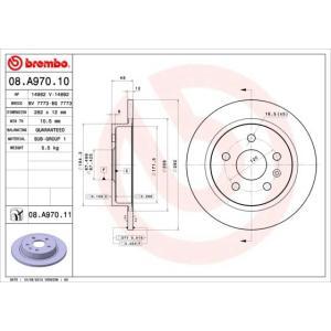 08.A970.11
BREMBO
Tarcza hamulcowa
