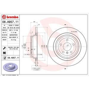 08.A957.11
BREMBO
Tarcza hamulcowa
