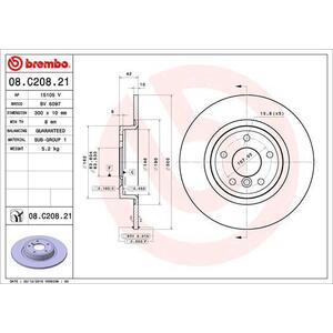 08.C208.21
BREMBO
Tarcza hamulcowa
