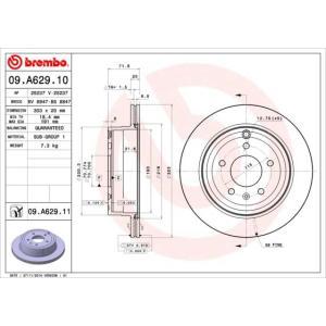 09.A629.11
BREMBO
Tarcza hamulcowa
