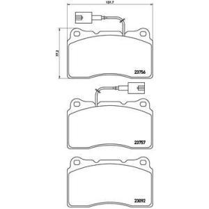 P 23 134
BREMBO
Klocki hamulcowe
