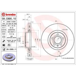 09.C895.11
BREMBO
Tarcza hamulcowa
