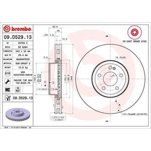 09.D529.13
BREMBO
Tarcza hamulcowa
