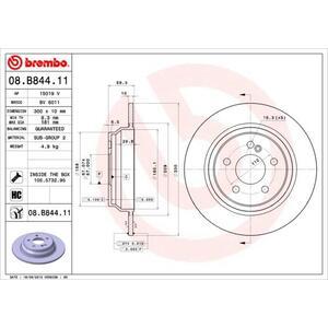 08.B844.11
BREMBO
Tarcza hamulcowa
