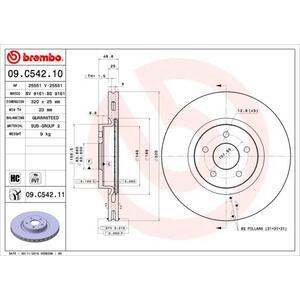 09.C542.11
BREMBO
Tarcza hamulcowa
