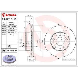 09.D018.11
BREMBO
Tarcza hamulcowa
