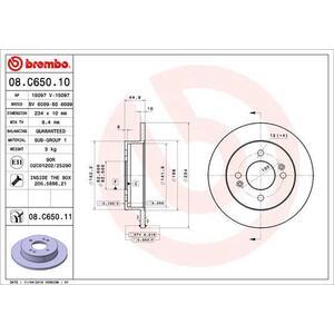 08.C650.11
BREMBO
Tarcza hamulcowa
