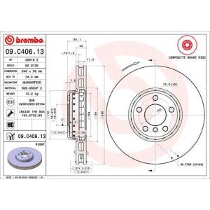 09.C406.13
BREMBO
Tarcza hamulcowa
