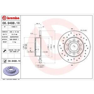 08.9488.1X
BREMBO
Tarcza hamulcowa
