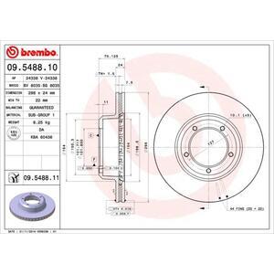 09.5488.11
BREMBO
Tarcza hamulcowa
