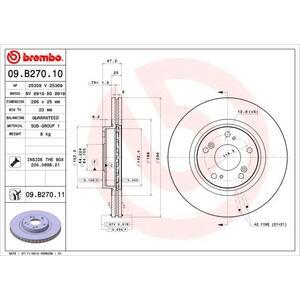 09.B270.11
BREMBO
Tarcza hamulcowa
