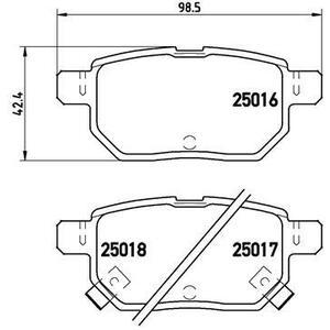 P 83 133
BREMBO
Klocki hamulcowe
