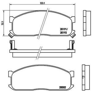 P 49 010
BREMBO
Klocki hamulcowe
