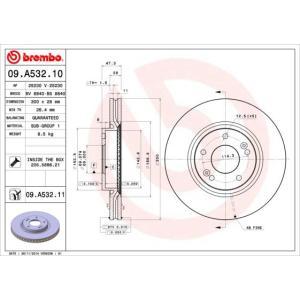 09.A532.11
BREMBO
Tarcza hamulcowa
