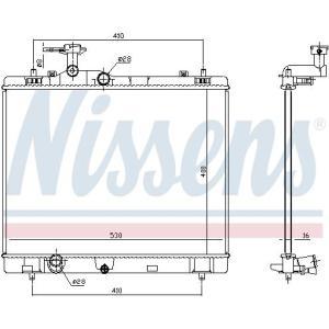 606551
NISSENS
Chłodnica, układ chłodzenia silnika
