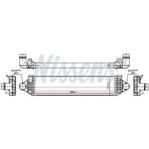 961476
NISSENS
Chłodnica powietrza doładowującego, intercooler
