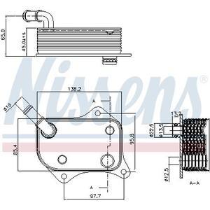 90711
NISSENS
Chłodnica oleju, olej silnikowy
