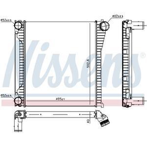 96136
NISSENS
Chłodnica powietrza doładowującego, intercooler
