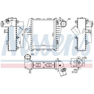 96177
NISSENS
Chłodnica powietrza doładowującego, intercooler
