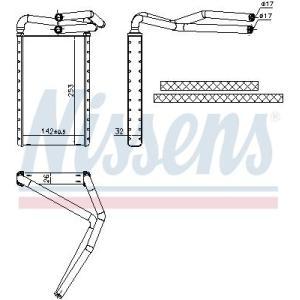 707177
NISSENS
Wymiennik ciepła, ogrzewanie wnętrza, nagrzewnica
