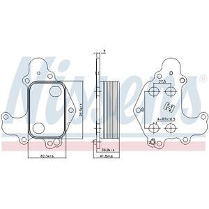 90968
NISSENS
Chłodnica oleju, olej silnikowy
