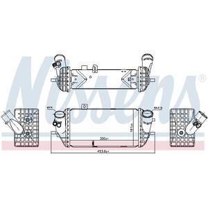 96144
NISSENS
Chłodnica powietrza doładowującego, intercooler
