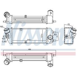 96270
NISSENS
Chłodnica powietrza doładowującego, intercooler
