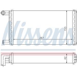 72004
NISSENS
Wymiennik ciepła, ogrzewanie wnętrza, nagrzewnica
