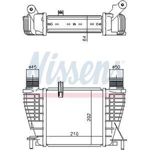 96396
NISSENS
Chłodnica powietrza doładowującego, intercooler
