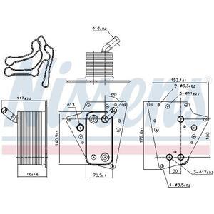 90802
NISSENS
Chłodnica oleju, olej silnikowy
