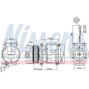 89355
NISSENS
Sprężarka, klimatyzacja

