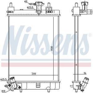 617554
NISSENS
Chłodnica, układ chłodzenia silnika
