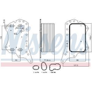91125
NISSENS
Chłodnica oleju, olej silnikowy

