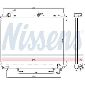 628985
NISSENS
Chłodnica, układ chłodzenia silnika
