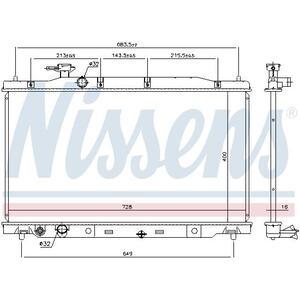 681404
NISSENS
Chłodnica, układ chłodzenia silnika
