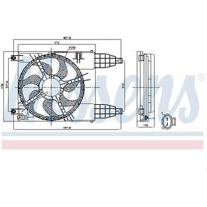 85942
NISSENS
Wentylator chłodnicy, chłodzenie silnika
