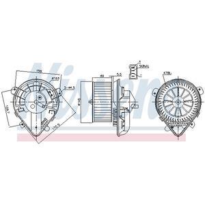 87179
NISSENS
Wentylator wewnętrzny
