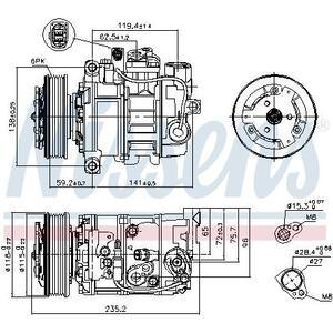 89529
NISSENS
Sprężarka, klimatyzacja
