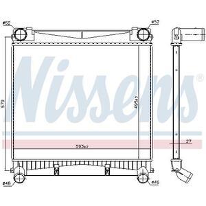 961140
NISSENS
Chłodnica powietrza doładowującego, intercooler
