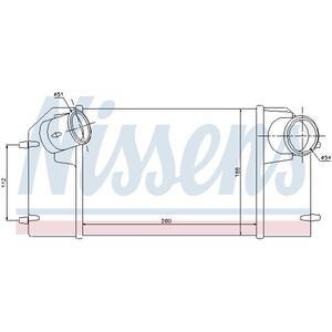 96489
NISSENS
Chłodnica powietrza doładowującego, intercooler
