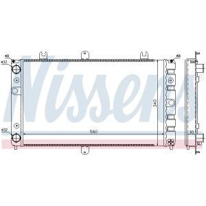 623553
NISSENS
Chłodnica, układ chłodzenia silnika
