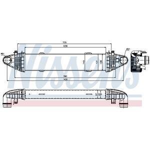 96535
NISSENS
Chłodnica powietrza doładowującego, intercooler
