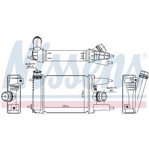 96153
NISSENS
Chłodnica powietrza doładowującego, intercooler
