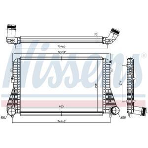 96234
NISSENS
Chłodnica powietrza doładowującego, intercooler
