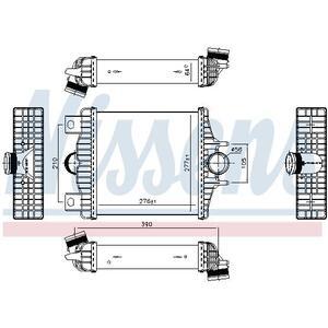 961427
NISSENS
Chłodnica powietrza doładowującego, intercooler
