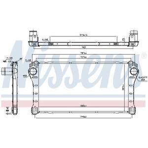 96401
NISSENS
Chłodnica powietrza doładowującego, intercooler
