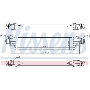 96310
NISSENS
Chłodnica powietrza doładowującego, intercooler
