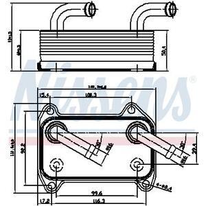 90707
NISSENS
Chłodnica oleju, olej silnikowy
